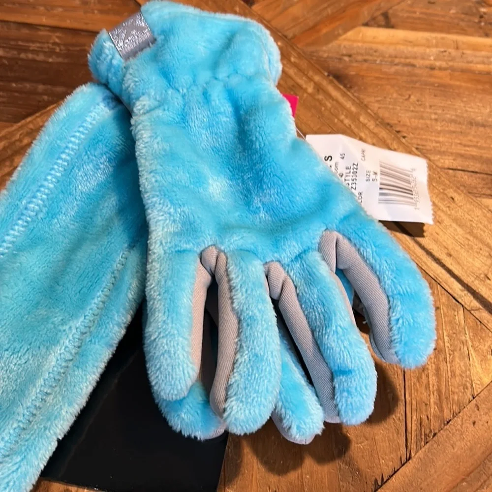ZX outdoor girl high pile headband & gloves set